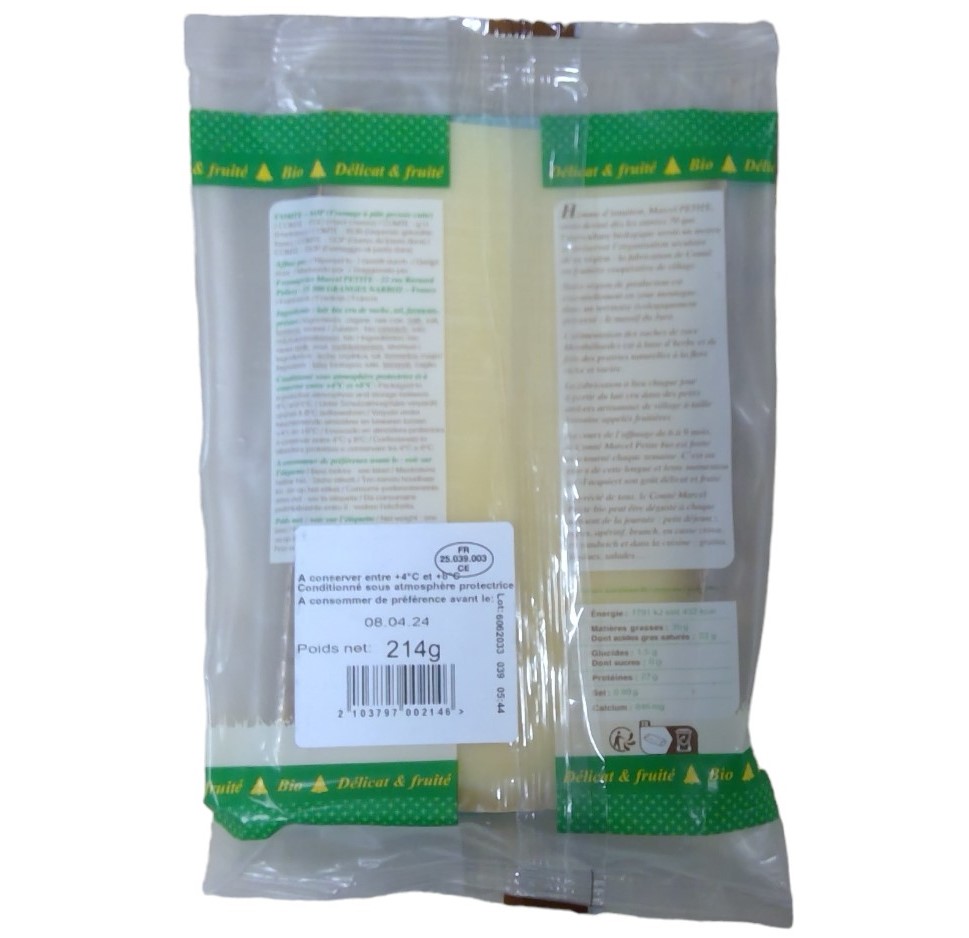 Comté Portion Marcel Petite Bio ≈ 250g – Image 2