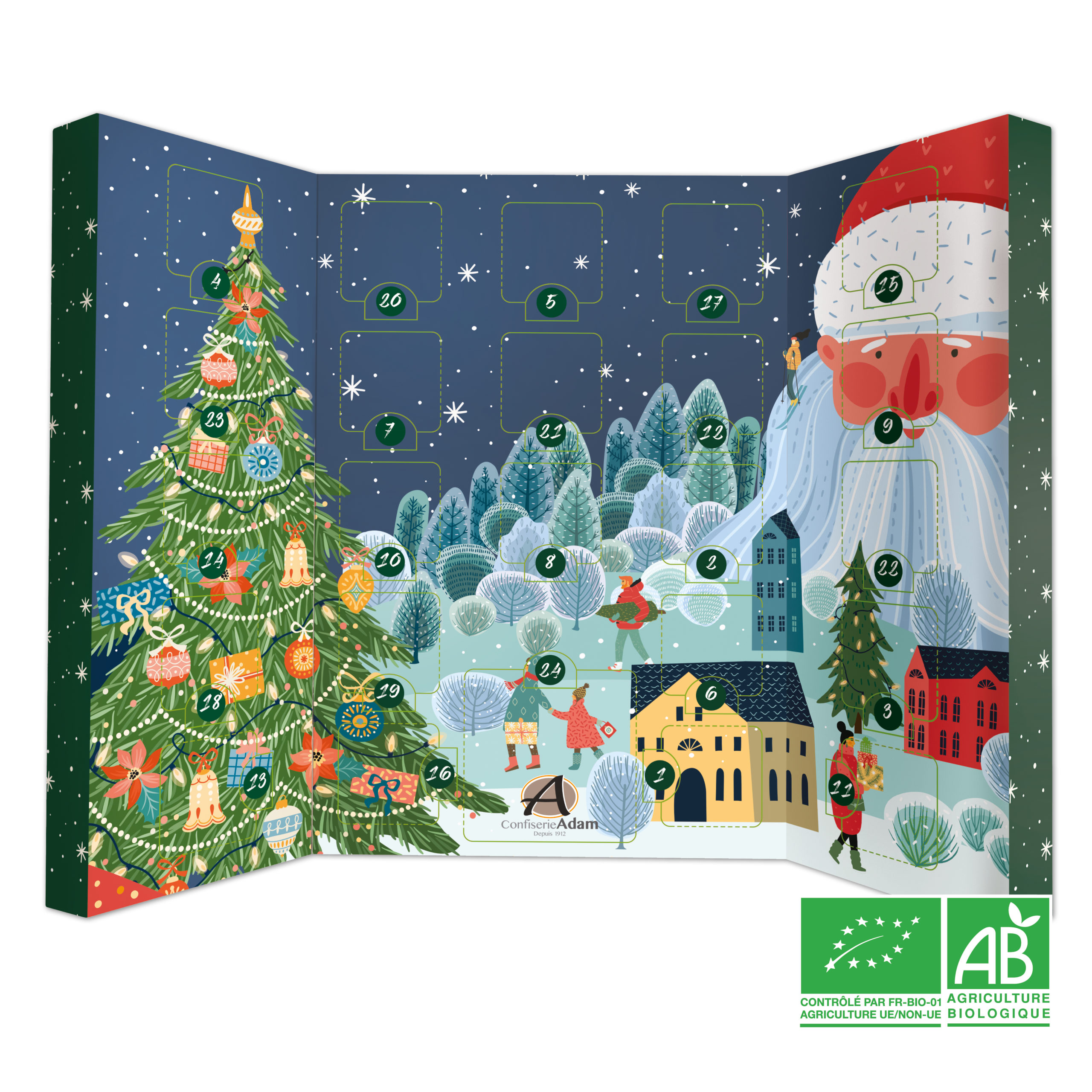 Calendrier de l'Avent 24 cases -175g – Image 2