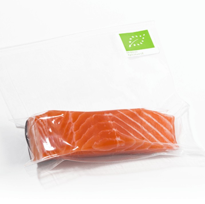 Pavé x 1 Saumon Bio Frais Ecosse ou Irlande (env.180g)