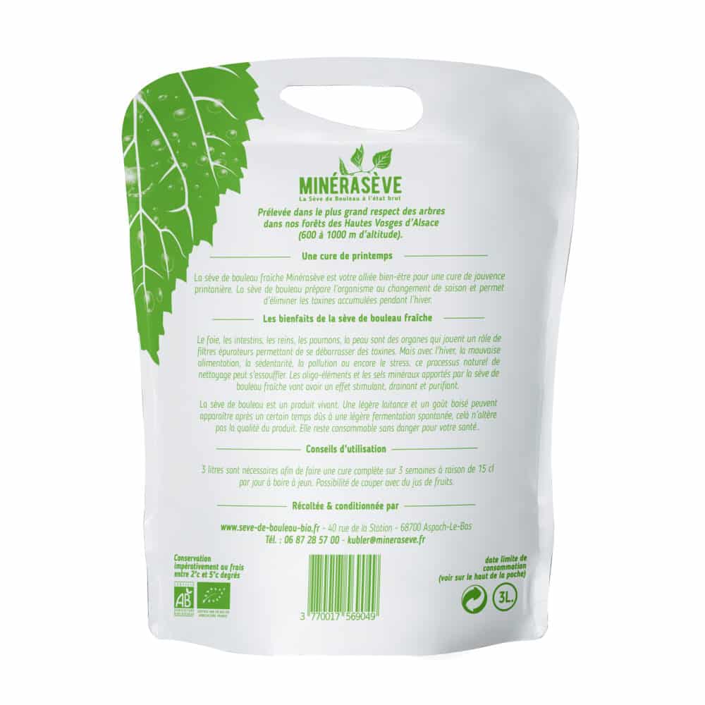 Sève de Bouleau Fraîche - Poche de 3L – Image 2