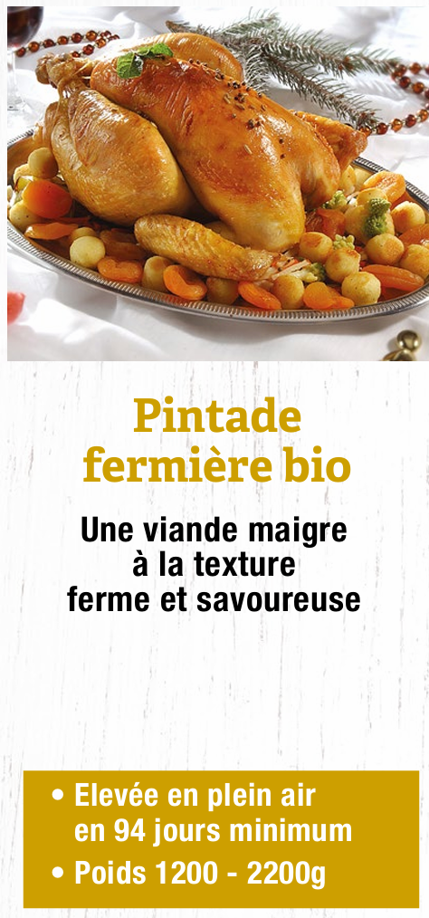 Pintade Fermière Bio - 1,2kg à 2,2kg – Image 4